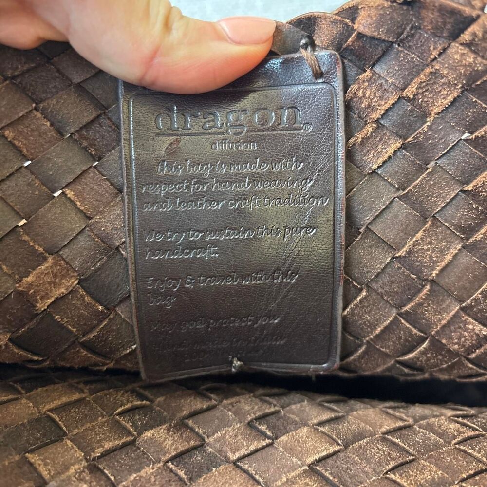 Authentic Dragon Diffusion Santa Croce Big bag in Dark Brown - Picture 5 of 8